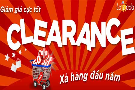 Mua sắm thả ga với đợt giảm gi&aacute; đầu năm tại Lazada 1