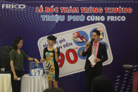 Lễ bốc thăm tr&uacute;ng thưởng &ldquo;Triệu ph&uacute; c&ugrave;ng Frico&rdquo;  3