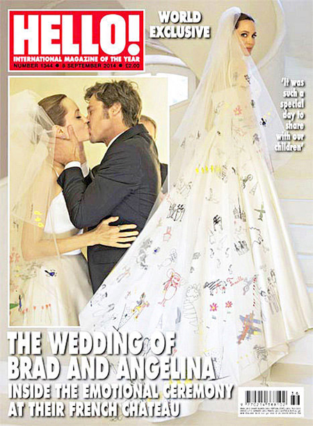 Hình ảnh hiếm hoi về đám cưới của cặp đôi Jolie-Pitt thu hút độc giả tuần qua 2