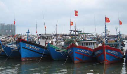 Đ&agrave; Nẵng: K&ecirc;u gọi t&agrave;u thuyền tr&aacute;nh b&atilde;o Bopha 1