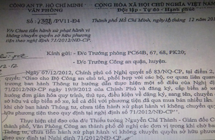 Qu&acirc;n phạt xe kh&ocirc;ng ch&iacute;nh chủ, sếp đi xin lỗi d&acirc;n 2