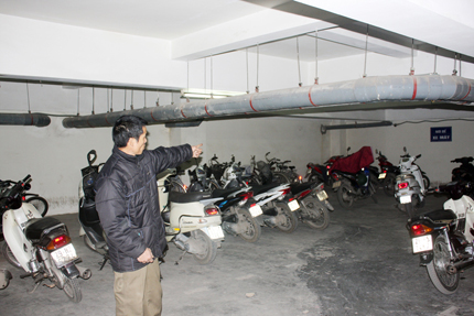 Trong một đêm, chung cư mất trộm 11 chiếc xe máy 2