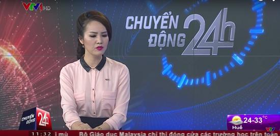 á hậu, Thụy Vân, Chuyển động 24h, truyền hình, BTV