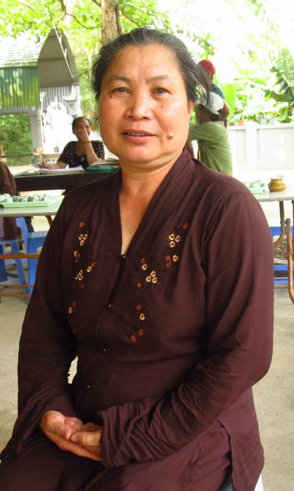 Nữ đại gia Trần Thị Minh một thời trong màu áo nâu. Ảnh: Báo Gia đình Việt Nam