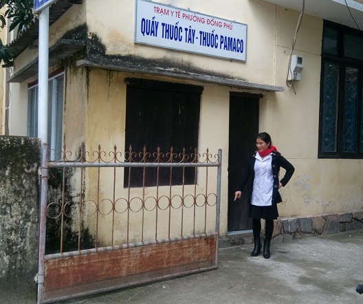 Nơi cháu bé được phát hiện. Ảnh: An An