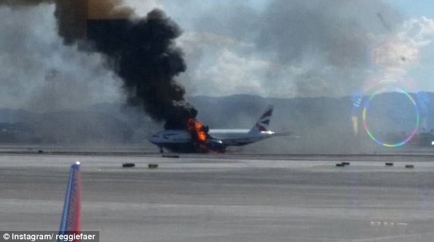 Terrified travelers on other flights captured the plumes of smoke billowing from the Boeing 777. Emergency services rushed to the aircraft from all sides of the airport - the 9th busiest in the United States 