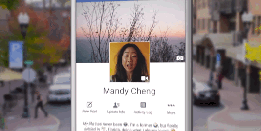 Facebook cho phép dùng video làm ảnh đại diện
