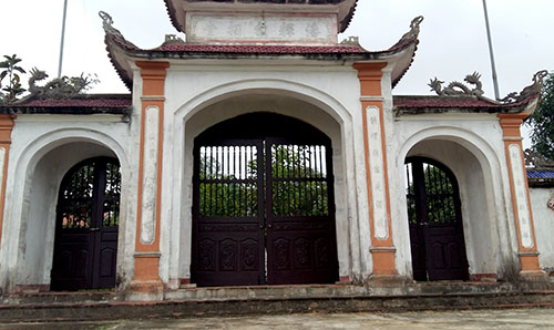 Nhà thờ gốc của dòng họ Phan Huy tại xóm 6, xã Thạch Châu (Lộc Hà, Hà Tĩnh). Ảnh: Đức Hùng