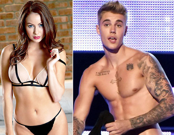 Người đẹp Anh tiết lộ đã có màn sex tập thể với Justin Bieber.