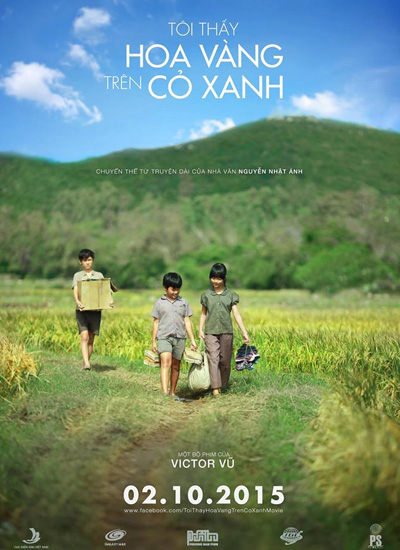 Poster phim Tôi thấy hoa vàng trên cỏ xanh.