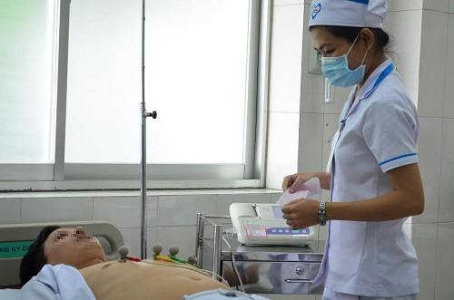 
Bệnh nhân được điều trị tại Bệnh viện Đa khoa Tâm Trí Đà Nẵng. Ảnh: NH.
