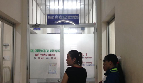 Nạn nh&acirc;n được theo d&otilde;i trong ph&ograve;ng săn s&oacute;c đặc biệt.