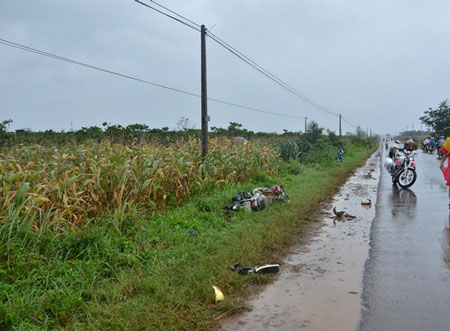 Hiện trường vụ tai nạn