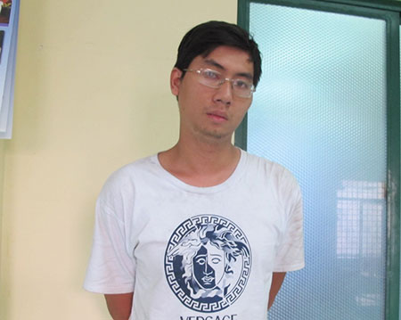Nguyễn Tấn Phong lúc bị bắt