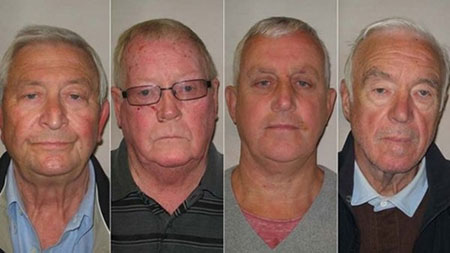 Từ tr&aacute;i qua, Terrence Perkins, John Collins, Daniel Jones v&agrave; Brian Reader. Ảnh: NYTimes