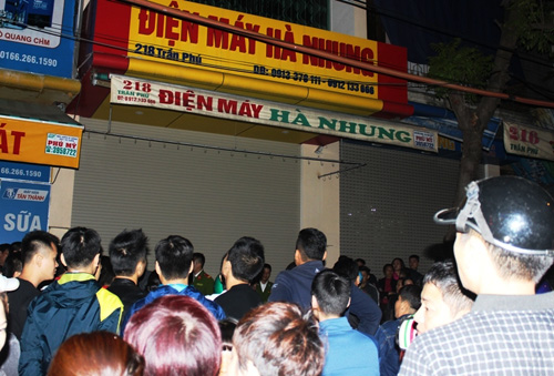 Hiện trường ngôi nhà làm cửa hàng điện máy Hà Nhung xảy ra vụ 4 người chết làm chấn động dư luận