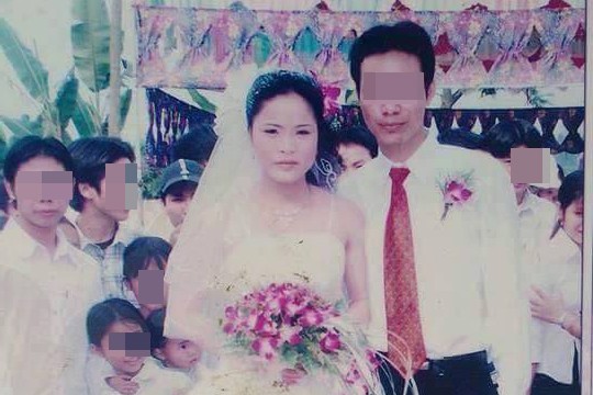 Chị Nguyễn Thị Hiền trong ngày cưới.	 Ảnh: TL
