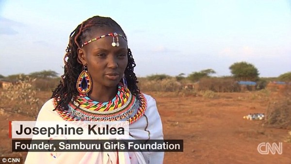 Chân dung nhà sáng lập tổ chức Các cô gái Samburu Josephine Kulea.