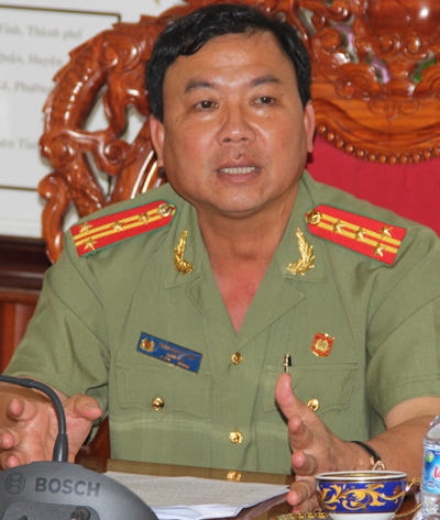 
Đại tá Trần Ngọc Hạnh - Giám đốc Công an Cần Thơ. Ảnh: Cửu Long
