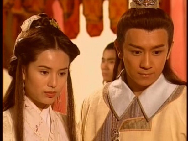 Trần Hạo Dân và Lý Nhược Đồng trongThiên long bát bộphiên bản 1997 - Ảnh: Chụp từ clip
