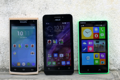 Smartphone Androig giá rẻ dần lấn lướt Windows Phone.