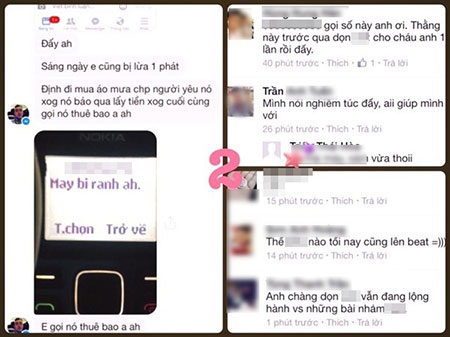 Những đơn hàng cùng những chia sẻ bức xúc của các shipper khi bị nam thanh niên này cho leo cây - (Ảnh: Beatvn)