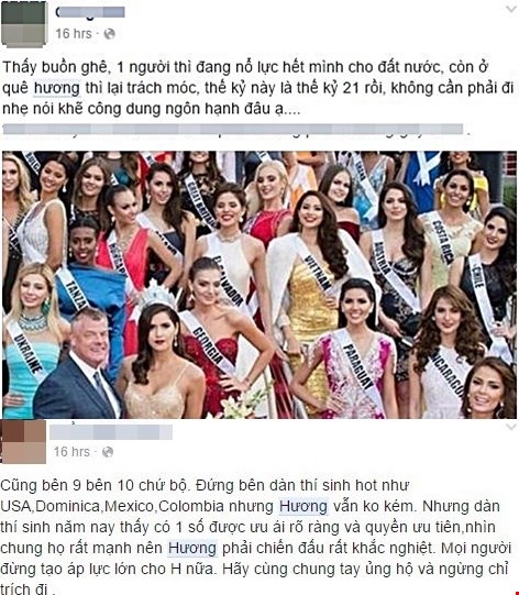 Công chúng ủng hộ và cổ vũ Phạm Hương sau tranh cãi tách hàng của cô tại Miss Universe