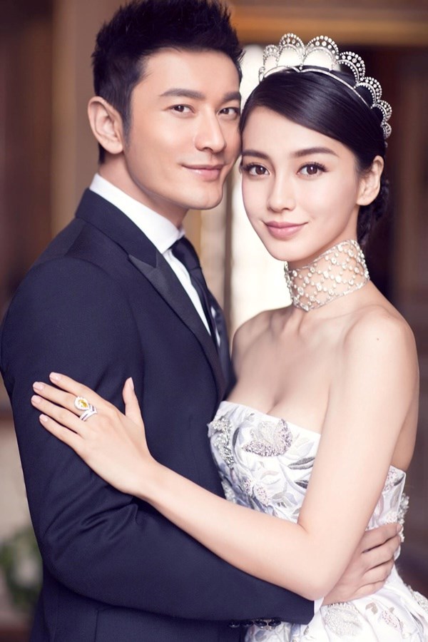 Vừa kết hôn với Huỳnh Hiểu Minh ít ngày, Angelababy liên tiếp dính lùm xùm - Ảnh: Weibo