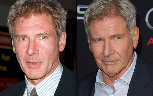 18 năm từ khi được vinh danh, Harrison Ford gần như không thay đổi nhiều. Ông vừa hoàn tất bộ phim Star Wars: Episode VII - The Force Awakens.