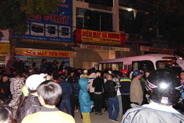 Cửa h&agrave;ng H&agrave; Nhung, nơi xảy ra vụ việc đau l&ograve;ng