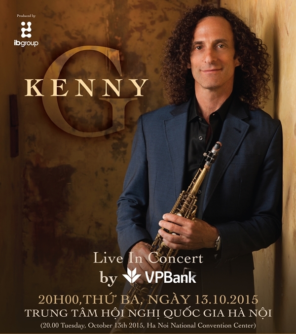 
Liveshow Kenny G Live In Concert by VPBank sẽ hội tụ tất cả những nhạc khúc nổi tiếng nhất do Kenny và ban nhạc đã đi cùng ông trong suốt những năm qua biểu diễn. Người nghe sẽ được đắm chìm trong Going Home, Forever in love, Havana, My heart will go on… hoặc giao cảm với những khao khát gọi mời trong album mới nhất của ông mang tên Brazilian Nights vừa ra mắt tháng 2/2015. Được biết, khi chuẩn bị cho ra đời album này, huyền thoại saxophone bền bỉ và cầu toàn Kenny G đã bỏ ra một năm rưỡi để học và làm chủ phong cách bossa nova cổ điển.

Kenny G Live in Concert by VPBank được tổ chức vào 20h00 ngày 13/10/2015 tại Trung tâm Hội nghị Quốc gia Hà Nội, được dàn dựng đáp ứng tiêu chuẩn kỹ thuật chính xác đến từng chi tiết nhỏ theo đúng yêu cầu do Kenny G đặt ra cho mỗi tour diễn toàn cầu. Kenny G đến Việt Nam mang theo toàn bộ ban nhạc của mình. Ban tổ chức đã phải đầu tư hơn 2 tỷ cho các thiết bị âm thanh, ánh sáng để phục vụ cho show diễn của Kenny G. Chưa kể đến những yêu cầu về ăn uống, chế độ bảo hiểm, xe đưa đón đoàn… cũng tiêu tốn rất nhiều chi phí. Chất lượng đêm nhạc vì thế hẳn không thua kém bất cứ show diễn nào mà ông đã từng thực hiện tại các nước trong khu vực. Đây chắc chắn sẽ là sự kiện âm nhạc đỉnh cao do VPBank tổ chức, IP Group Việt Nam thực hiện với tất cả tâm huyết để dành tặng cho khán giả.
