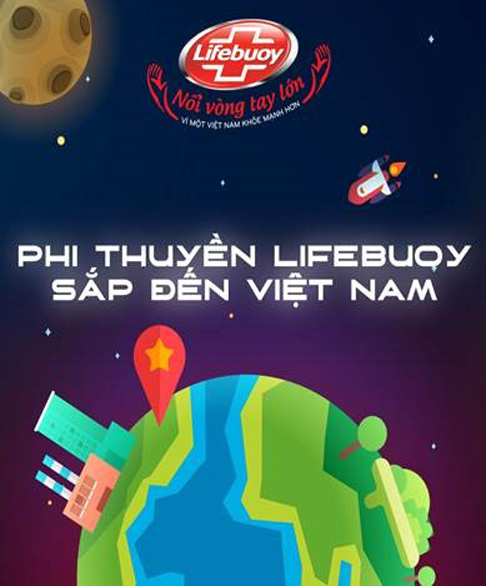 Trò chơi Biệt Đội Tay Sạch giải cứu Phi thuyền Nối vòng tay lớn Lifebuoy đã được hiện thức hóa vào ngày 17/10