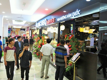 Thương hiệu buffet nổi tiếng King BBQ cũng đã có mặt tại Vincom Hải Phòng