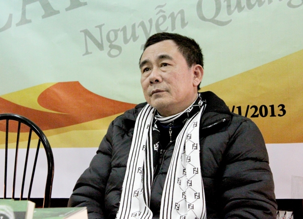 
Nhà văn Nguyễn Quang Vinh (Ảnh: TTVH)
