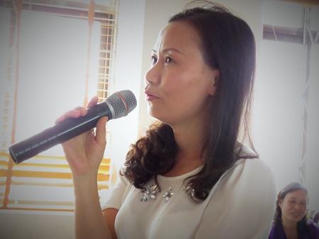 Trần Thị Thu Hằng-Giám đốc TT Dân số-KHHGĐ trao đổi về các biện pháp tránh thai