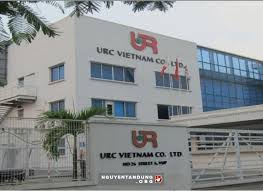 Trụ sở của URC Việt Nam chủ của nhãn hàng nước giải khát trà xanh C2