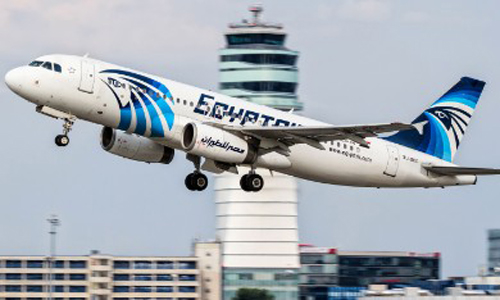 Chiếc máy bay gặp nạn của hãng hàng không Ai Cập EgyptAir. Ảnh: CNN