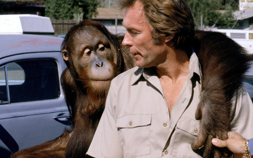 
Huyền thoại Clint Eastwood và chú khỉ Clyde
