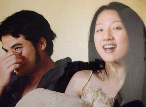 Đào Trang và chồng trong ảnh cưới 11 năm về trước.