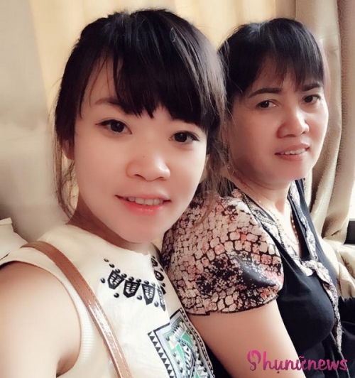 Chị Thu và mẹ đẻ