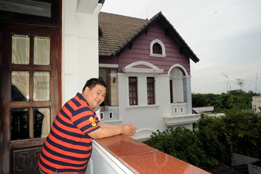 Năm 2013, Minh Béo khoe cơ ngơi mới tậu, rộng rãi thoáng mát ở khu Nhà Bè. (Ảnh: Internet)