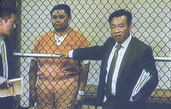 
Luật sư Đỗ Phủ trong phiên luận tội đầu tiên của Minh Béo.
