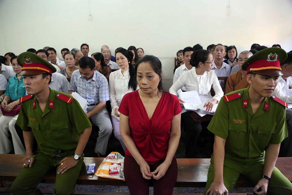 
Bà Nga tại tòa ngày 22/7.
