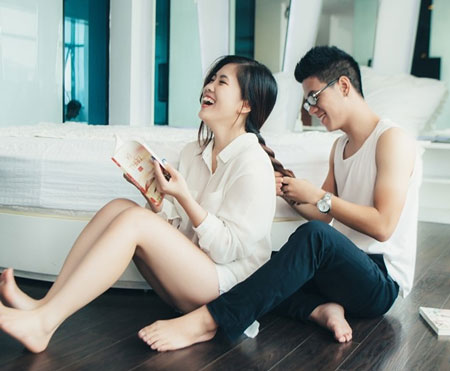 Cặp đ&ocirc;i đ&atilde; c&oacute; thời gian hẹn h&ograve; khoảng 4 năm hạnh ph&uacute;c.