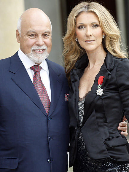 Celine Dion và Rene Angelil.