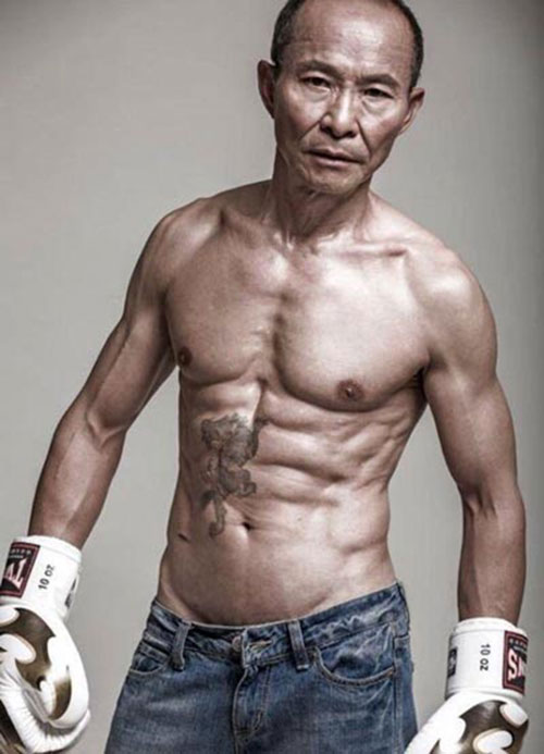 
Ông Liang đã có hơn 10 năm tập gym. Ảnh: Metro
