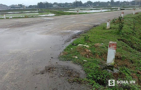 Đoạn đường nơi ph&aacute;t hiện thi thể t&agrave;i xế Tuấn.