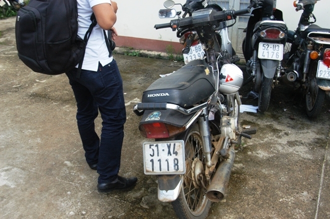 Chiếc xe gắn máy là phương tiện Nguyễn Văn Dương dùng để thực hiện phạm tội