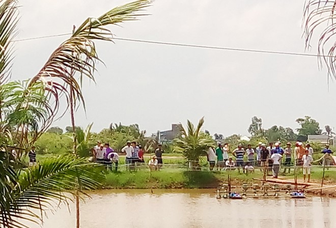 Hiện trường anh Hiếu tử vong. Ảnh: CTV.