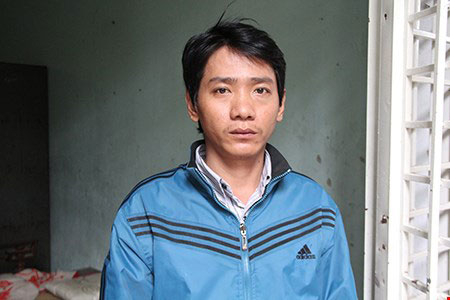 Huyền tại cơ quan c&ocirc;ng an.